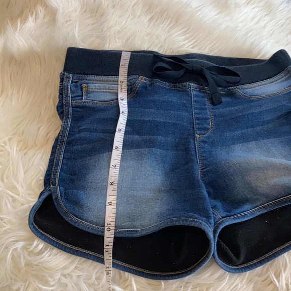 No boundaries blue black chambray denim blue Jean shorty shorts short shorts - Picture 17 of 17